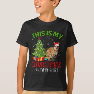 Funny Xmas Santa Lights This Is My Kangaroo Christ T-Shirt