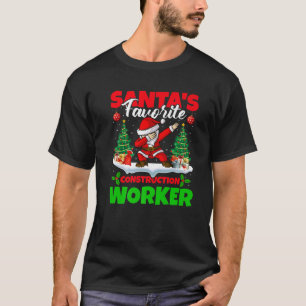 Funny Xmas Santa's Favorite Umpire Christmas T-Shirt