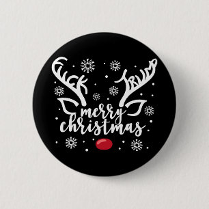 Funny Xmas Subtle Hidden Message Merry Christmas R Button
