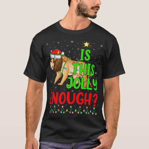 Funny Xmas Tree Is This Jolly Enough Mountain Lion T_Shirt