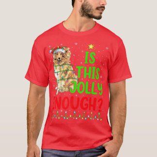 Funny Xmas Tree Is This Jolly Enough Rough Collie T-Shirt