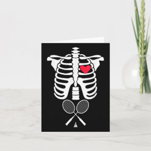 Funny Xray Halloween Costume Rib Cage Skeleton Bad Card