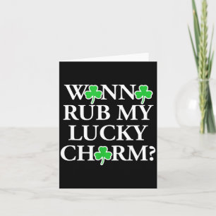 Funny Y St Patricks Day Clothing For Men Inappropr Card