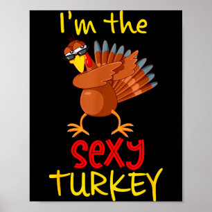 Funny Y Turkey Matching Family Group Thanksgiving Poster
