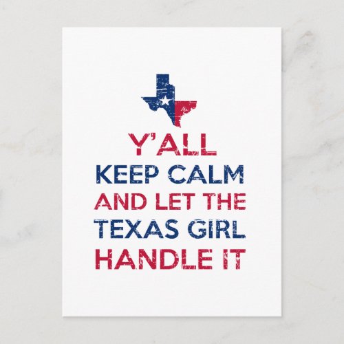 Funny Yall Texan tees Postcard
