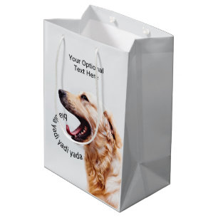 Funny Yapping Dog custom gift bag