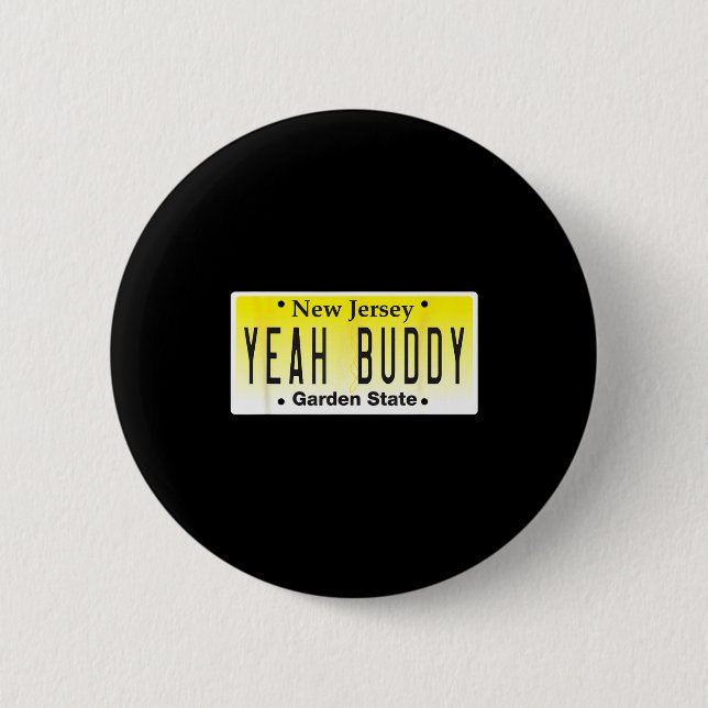 Funny Yeah Buddy Pauly D Jersey Shore Seaside Heig Button (Front)