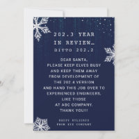 Funny Year in Review Engineer Business Christmas