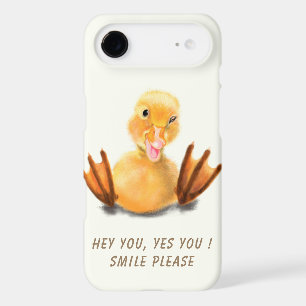 Funny Yellow Duck Playful Wink Happy Smile iPhone 17 Air Case