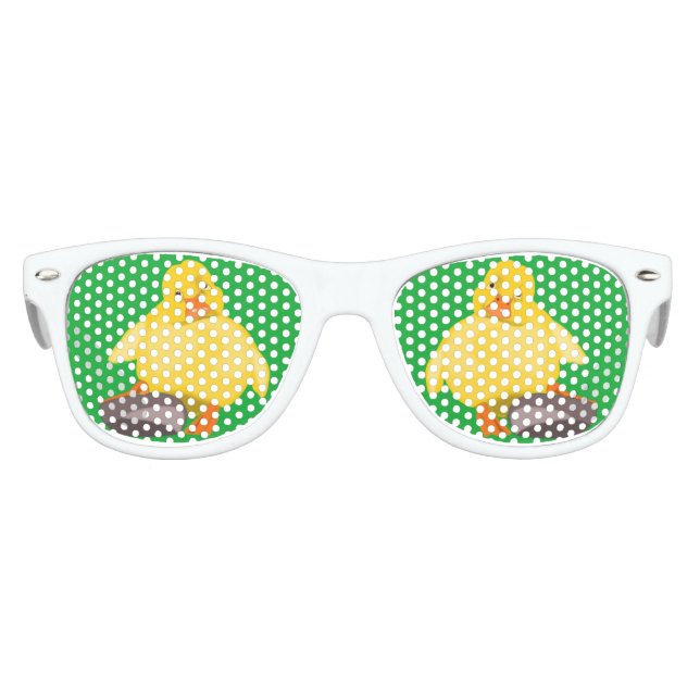 Funny Yellow Duck Sunglasses - Choose Color (Front)
