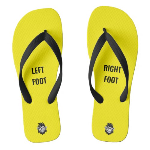 Funny Yellow Flip Flops