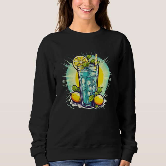 Funny yellow Limonade soft drink Sweatshirt (Front)