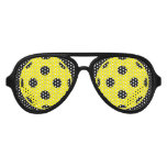Funny Yellow Pickleball Party Shades Sunglasses at Zazzle