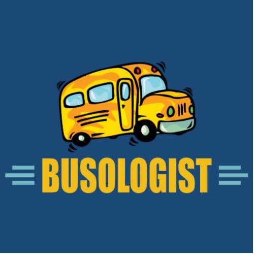 Funny Yellow School Bus Driver Humorous Cutout