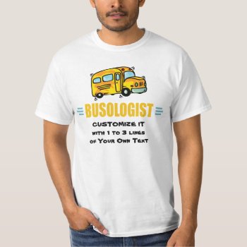 Funny Yellow School Bus Driver Humorous T-shirt by OlogistShop at Zazzle