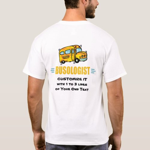 Funny Yellow School Bus Driver Humorous T_Shirt