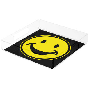 Funny yellow + your backg. & ideas acrylic tray