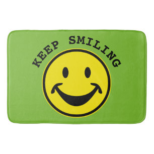 Funny yellow + your backg. & ideas bathroom mat