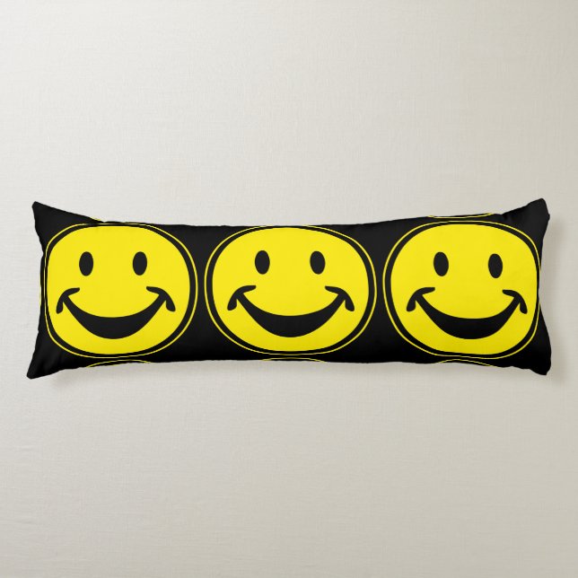 Funny yellow + your backg. & ideas body pillow (Front)