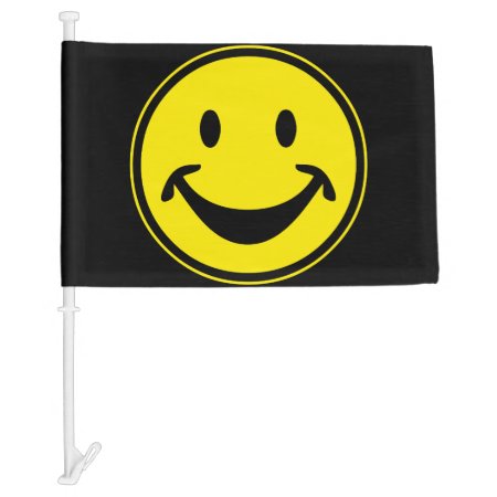 Funny Yellow   Your Backg. & Ideas Car Flag