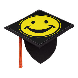 Funny yellow + your backg. & ideas graduation cap topper