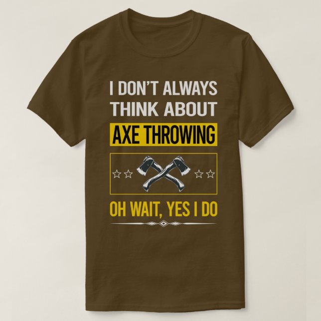 Funny Yes I Do Axe Throwing Classic TShirt (Design Front)