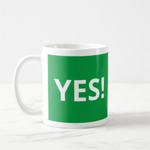 Funny YES! or NO! Quote Coffee Mug
