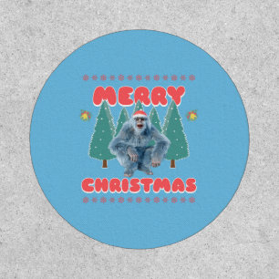 Funny Yeti - Merry Christmas Patch