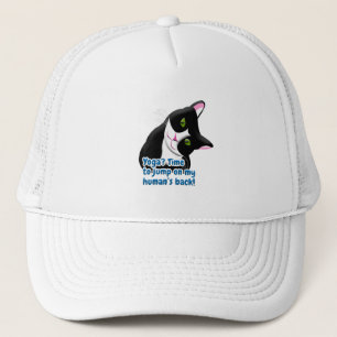 Funny Yoga Cat Trucker Hat