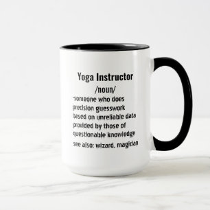 Funny Yoga Instructor Definition gifts  Mug