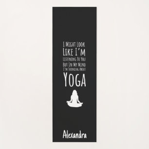 Funny Yoga Mats Exercise Stretch Relax Fitness