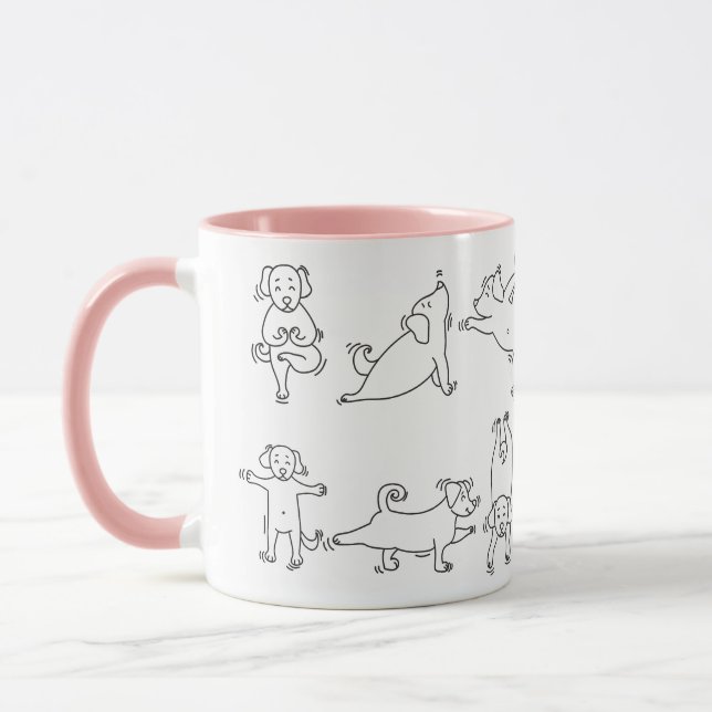  Funny Yoga Pose Mug (Left)