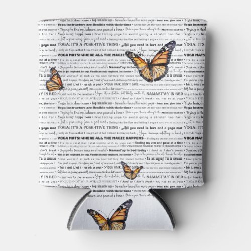 Funny Yoga Puns and Butterflies Can Cooler
