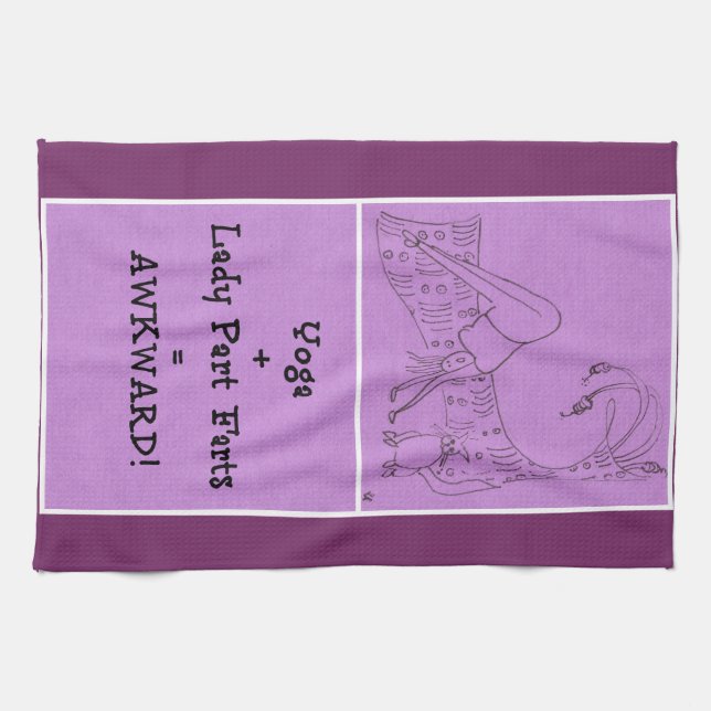 Funny Yoga Towel (Horizontal)