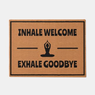 Funny Yoga Zen Meditation Humor Rustic Minimalist