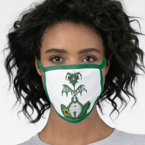 Funny Yogi Dragon Painting Face Mask