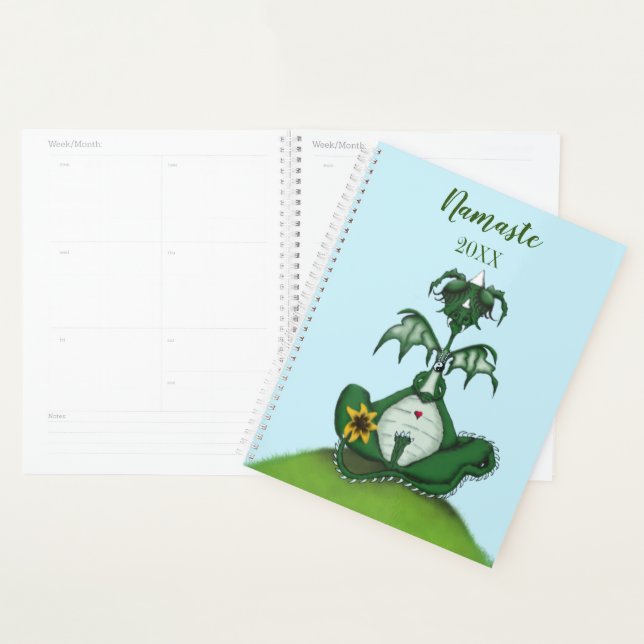 Funny Yogi Dragon Painting Planner (Display)