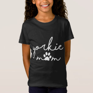 Funny Yorkshire Terrier Dog Mom Cute Yorkie Mom fo T-Shirt