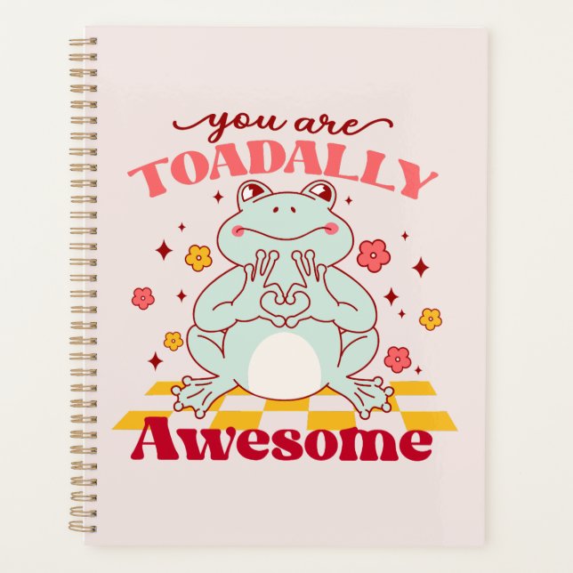 Funny You Are Awesome Pun Planner (Front)