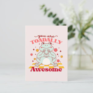 Funny You Are Awesome Pun Postcard