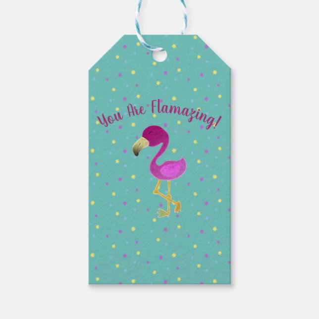 Funny You Are Flamazing   Gift Tags (Front)