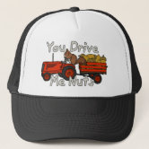 Funny Vintage MILF Man I Love Farming Trucker Hat