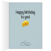 Funny “You Just Got More Delicious” Birthday Card (Inside (Right))