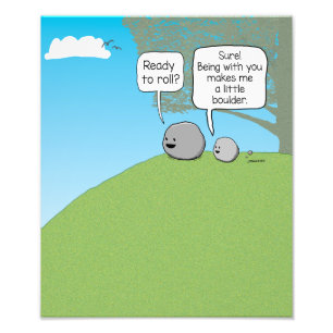 Funny You Rock Little Boulder Photo Print