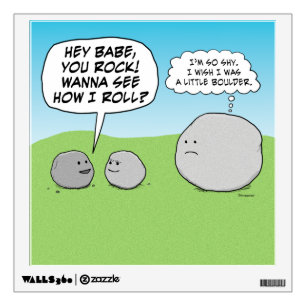 Funny You Rock Little Boulder Wall Decal