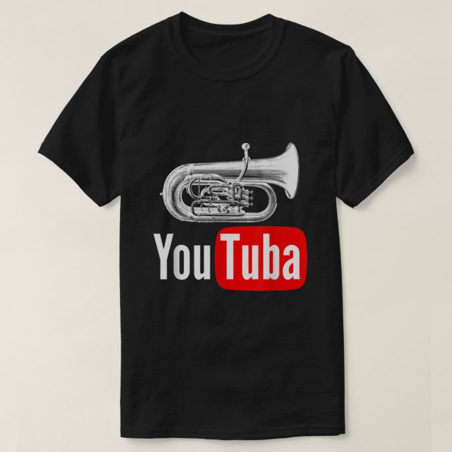 Funny You Tuba Marching Band T-Shirt (Design Front)