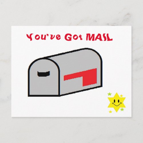 Funny  Youve Got MAIL _ Postcard