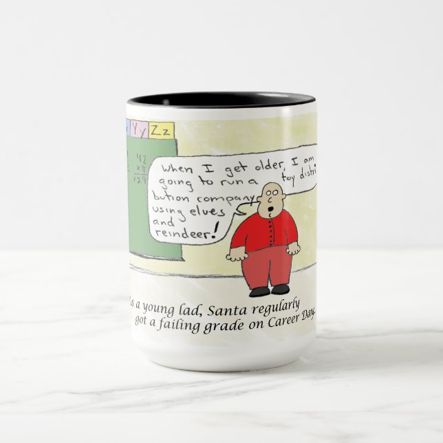 Funny Young Santa Mug (Center)