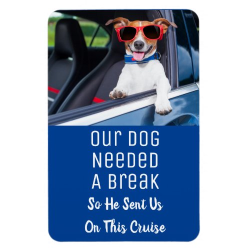 Funny Your Dog Photo Cabin Door Cruise Ship Magnet