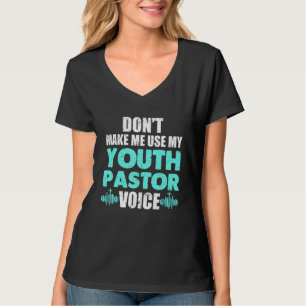 Funny Youth Pastor Art For Men Women Pastoral Chri T-Shirt